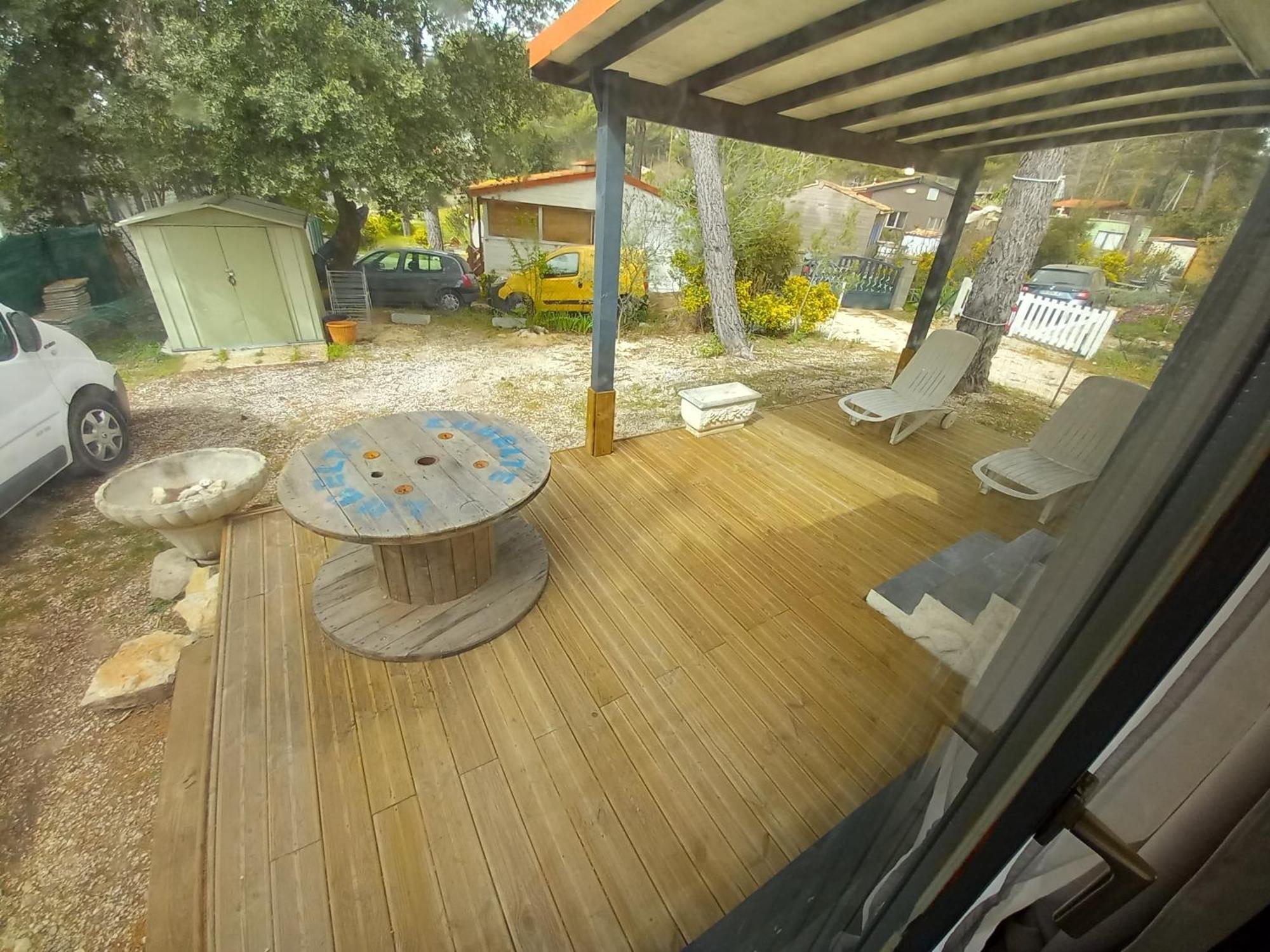 Mobilhome A Deux Pas Du Circuit Du Castellet Avec Terrasse Vue Mer Le Castellet  ภายนอก รูปภาพ